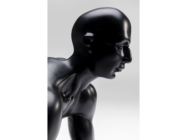 Figurka dekoracyjna Runner 23x25 cm czarna Kategoria Figury i rzeźby Kolor Czarny