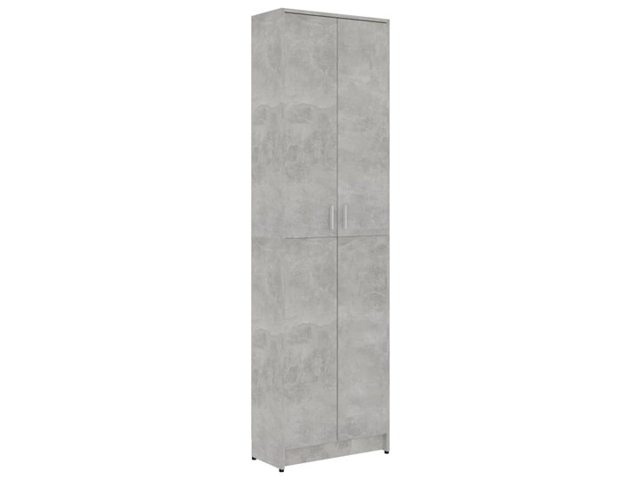 vidaXL Szafa do przedpokoju, szarość betonu, 55x25x189 cm, płyta Szerokość 55 cm Kategoria Szafy do garderoby Płyta MDF Głębokość 25 cm Kolor Szary