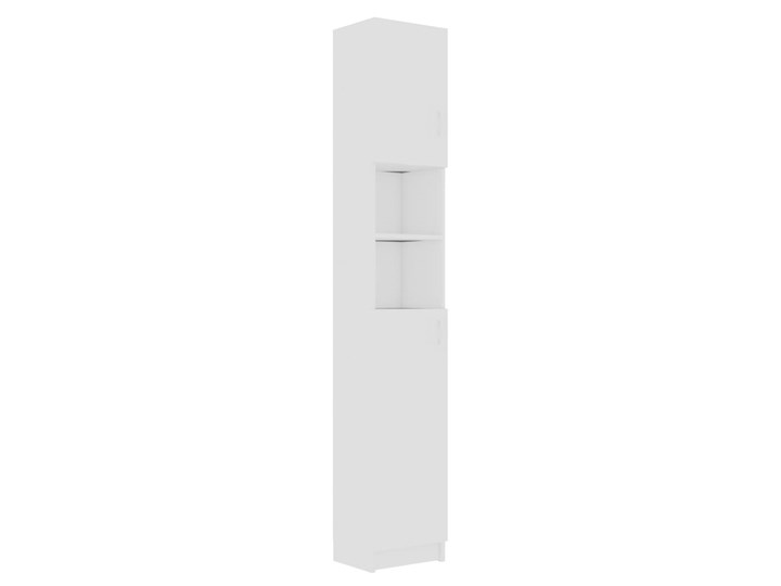 vidaXL Szafka łazienkowa, biała, 32x25,5x190 cm, płyta wiórowa Płyta stolarska Głębokość 25 cm Płyta MDF Szafki Głębokość 26 cm Szerokość 32 cm Kolor Biały