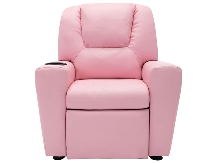 vidaXL Fotel rozkładany dla dzieci, obity sztuczną skórą, różowy Kategoria Fotele do salonu Tworzywo sztuczne Metal Tkanina Skóra ekologiczna Pomieszczenie Pokój przedszkolaka