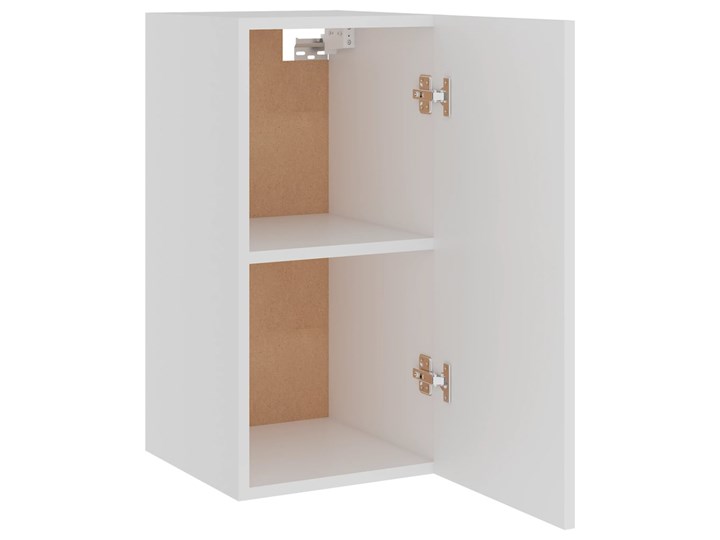 vidaXL Szafka wisząca, biała, 29,5x31x60 cm, płyta wiórowa Płyta MDF Kolor Biały