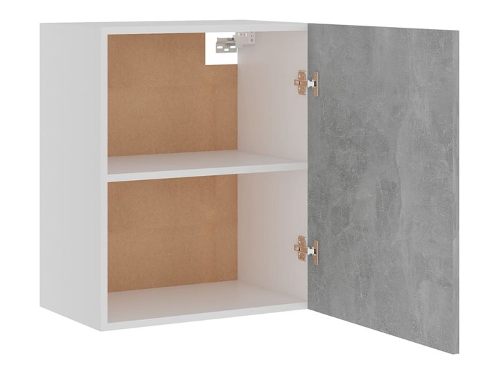 vidaXL Szafka wisząca, szarość betonu, 50x31x60 cm, płyta wiórowa Płyta MDF Kategoria Szafki kuchenne