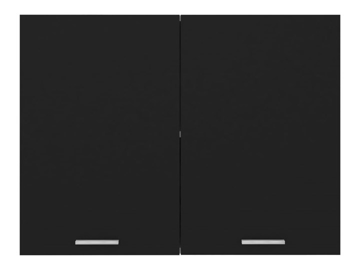 vidaXL Szafka wisząca, czarna, 80x31x60 cm, płyta wiórowa Płyta MDF Kolor Czarny Kategoria Szafki kuchenne