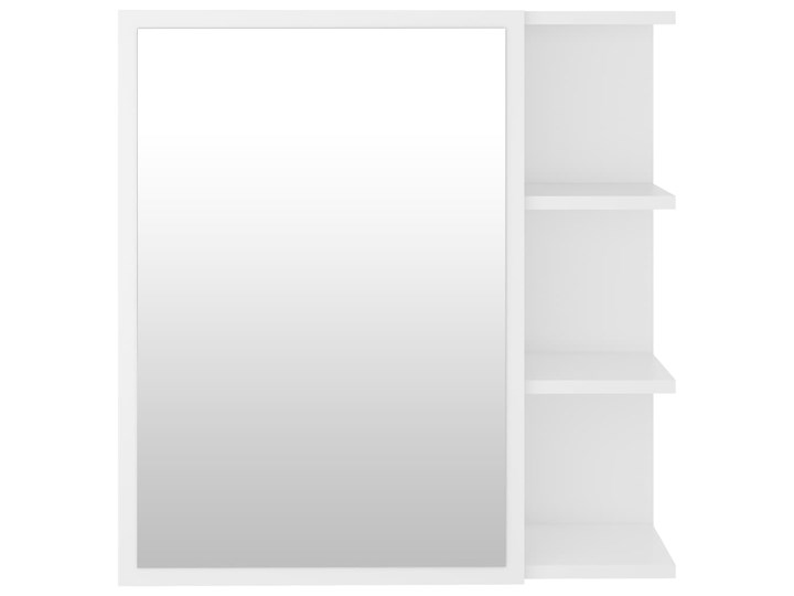 vidaXL Szafka z lustrem, biała, 62,5 x 20,5 x 64 cm, płyta wiórowa Płyta MDF Płyta stolarska Kolor Biały Rodzaj frontu Drzwiczki