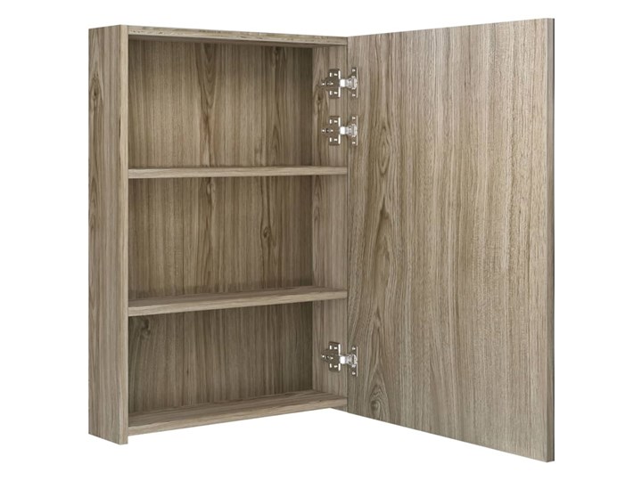 vidaXL Szafka łazienkowa z lustrem i LED, kolor dębu, 50x13x70 cm Szkło Kategoria Szafki stojące Płyta MDF Szafki Drewno Głębokość 13 cm Wiszące Szerokość 50 cm Kolor Beżowy