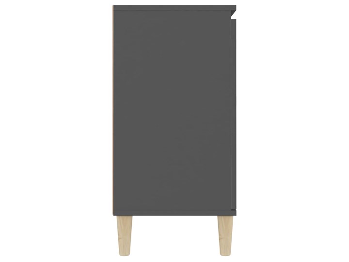 vidaXL Szafka, szara, 103,5x35x70 cm, płyta wiórowa Płyta laminowana Płyta MDF Płyta meblowa Drewno Na zdjęcia Kategoria Szafki i regały