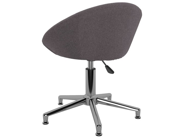 vidaXL Obrotowe krzesło biurowe, kolor taupe, tapicerowane tkaniną Szerokość 66,5 cm Metal Głębokość 58,5 cm Wysokość 68 cm Rodzaj(n) Krzesła do biurka