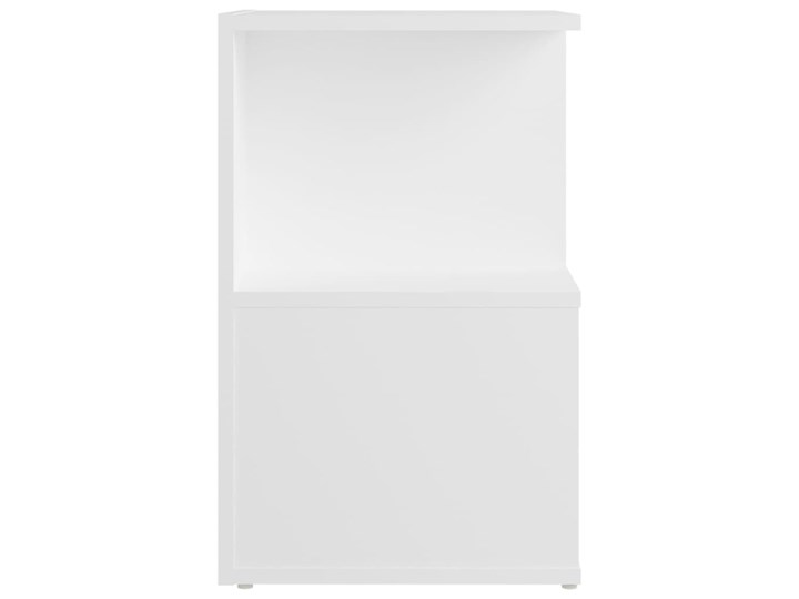 vidaXL Szafki nocne, 2 szt., białe, 35x35x55 cm, płyta wiórowa Płyta MDF Na zdjęcia Szerokość 35 cm Płyta laminowana Kolor Biały Głębokość 35 cm Płyta meblowa Pomieszczenie Sypialnia