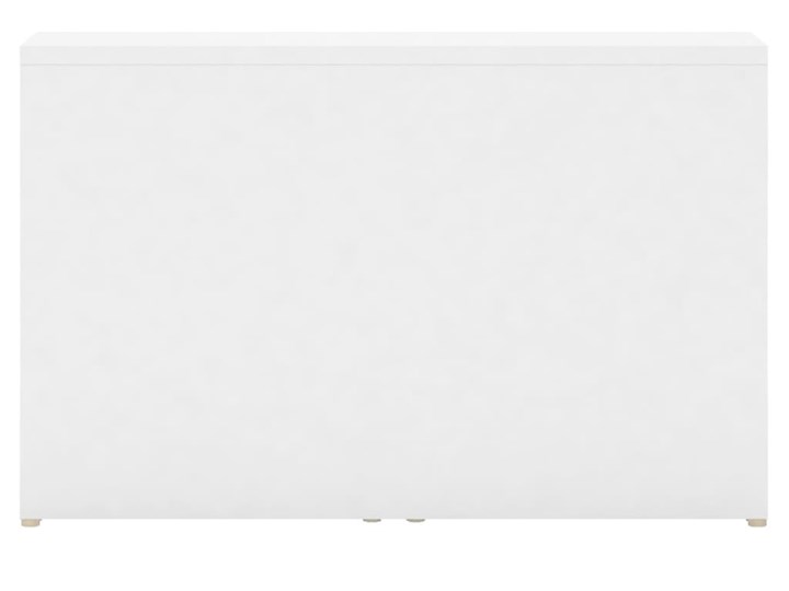 vidaXL Zestaw 3 stolików kawowych, biały, 60x60x38 cm, płyta wiórowa Długość 60 cm Wysokość 30 cm Zestaw stolików Szerokość 60 cm Funkcje Z półkami
