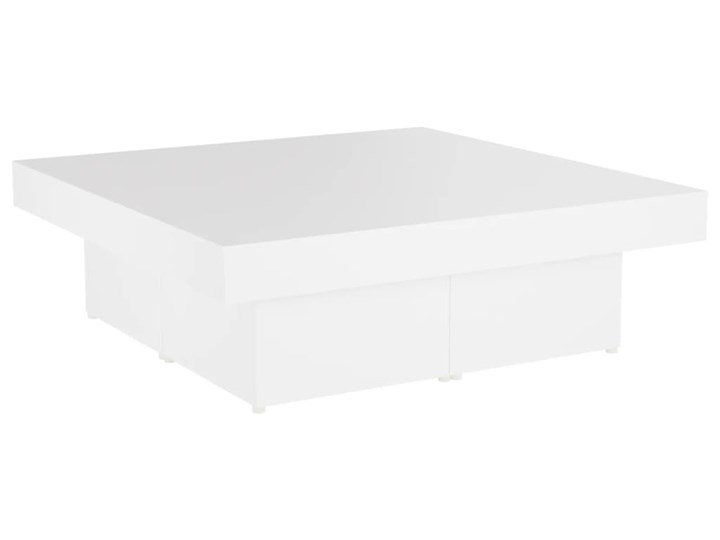 vidaXL Stolik kawowy, biały, 90x90x28 cm, płyta wiórowa Kategoria Stoliki i ławy Szerokość 90 cm Długość 90 cm Płyta meblowa Kształt blatu Kwadratowe