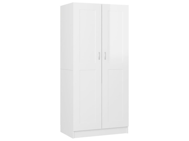 vidaXL Szafa, biała, wysoki połysk, 82,5x51,5x180 cm, płyta wiórowa Głębokość 51,5 cm Płyta MDF Szerokość 82 cm Typ Gotowa