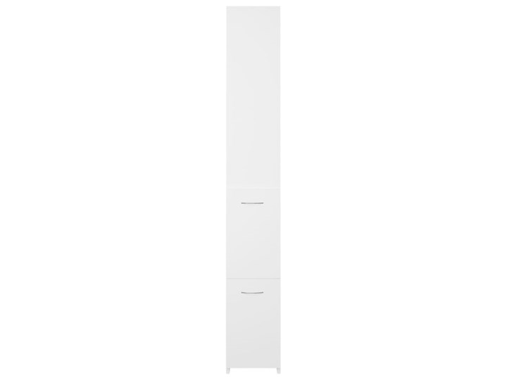 vidaXL Szafka łazienkowa, biała, 25x25x170 cm, płyta wiórowa Kolor Biały Płyta MDF Płyta stolarska Kategoria Szafki stojące
