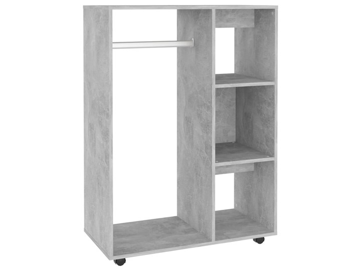 vidaXL Szafka garderobiana, szarość betonu, 80x40x110 cm, płyta Płyta MDF Głębokość 40 cm Kolor Szary