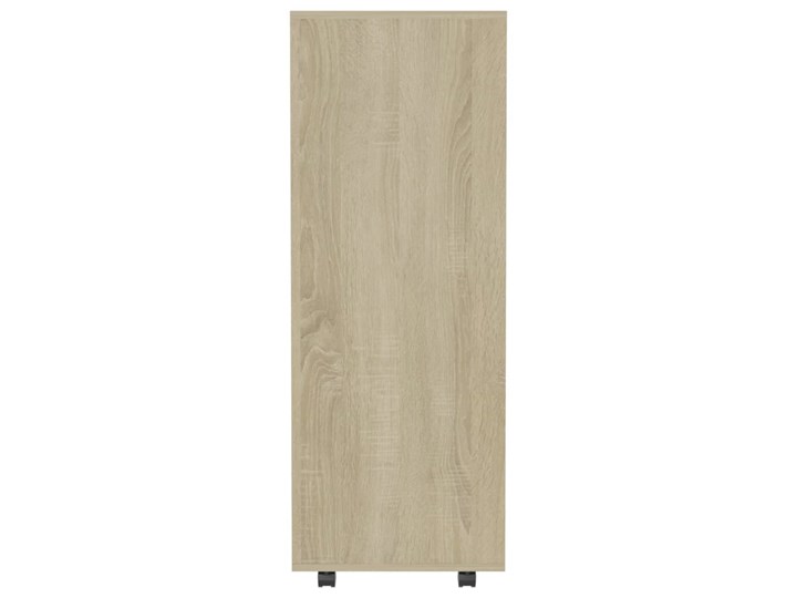 vidaXL Szafka garderobiana, biel i dąb sonoma, 80x40x110 cm, płyta wiórowa Głębokość 40 cm Kategoria Szafy do garderoby Drewno Pomieszczenie Sypialnia