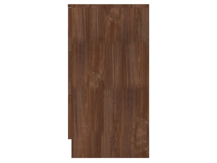 vidaXL Komoda, 71x35x68 cm, płyta wiórowa, kolor brązowy dąb Płyta MDF Szerokość 105 cm Pomieszczenie Sypialnia