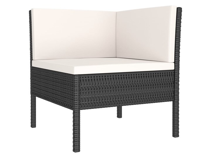 vidaXL 12-cz. zestaw wypoczynkowy do ogrodu, z poduszkami, czarny Zestawy wypoczynkowe Zestawy modułowe Zawartość zestawu Sofa Tworzywo sztuczne Stal Rattan Liczba miejsc Dwunastoosobowy