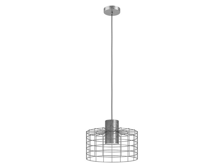 Eglo 43649 - Żyrandol na lince MILLIGAN 1xE27/40W/230V śr. 38 cm srebrny Metal Kategoria Lampy wiszące