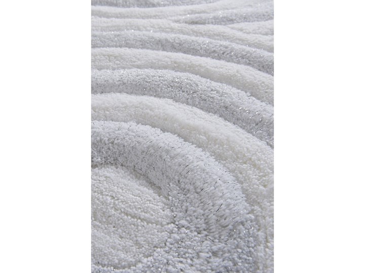 Zestaw 3 białych dywaników łazienkowych Alessia Sparkle 60x100 cm 50x60 cm Prostokątny Akryl 40x60 cm Kategoria Dywaniki łazienkowe