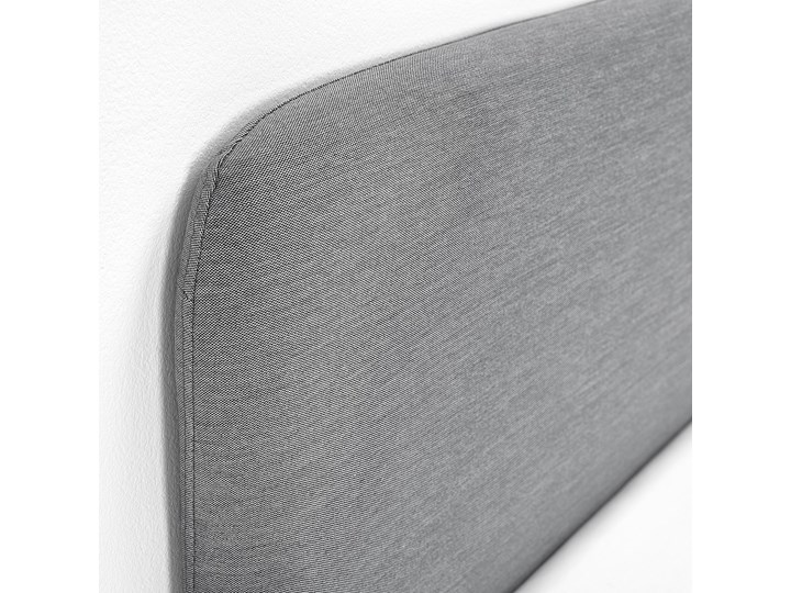 IKEA SLATTUM / KULLEN Zestaw mebli do sypialni 4 szt, Knisa jasnoszary/biały, 160x200 cm