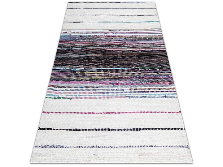 Modny winylowy dywan Kolorowe paski 60x90 cm