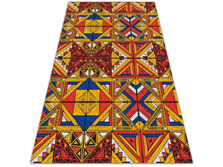 Modny winylowy dywan Kolorowe kafle 60x90 cm
