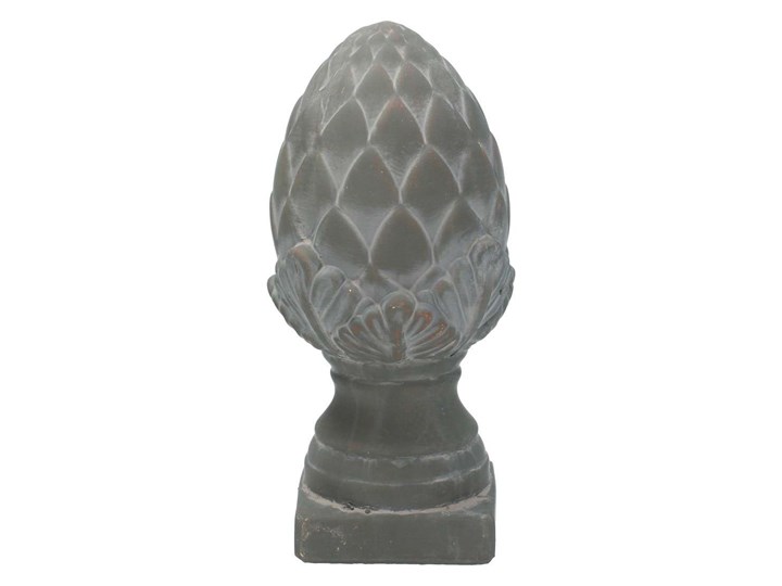 Dekoracja Cone 26cm, 12 x 12 x 26 cm Ceramika Kategoria Figury i rzeźby Kolor Szary