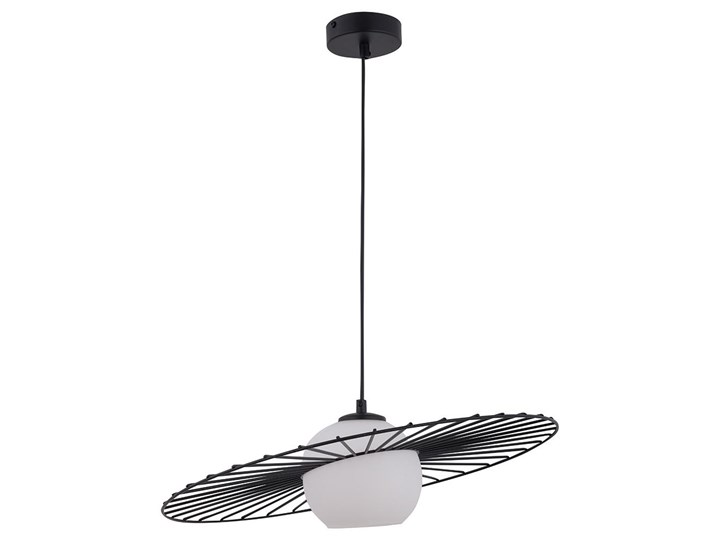Żyrandol na lince SOL 1xE27/60W/230V czarny Metal Szkło Kategoria Lampy wiszące