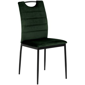 Krzesło nowoczesne zielone 44 x 92 cm