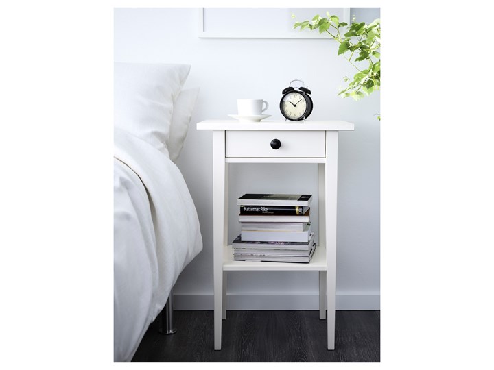 IKEA HEMNES Zestaw mebli do sypialni 4 szt, biała bejca, 160x200 cm Pomieszczenie Sypialnia Kolor Biały