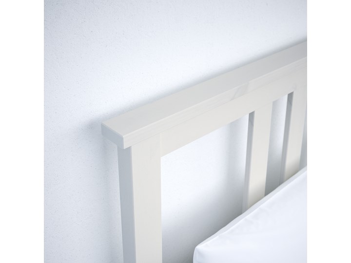 IKEA HEMNES Zestaw mebli do sypialni 4 szt, biała bejca, 140x200 cm Pomieszczenie Sypialnia