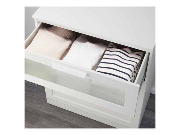IKEA BRIMNES Zestaw mebli do sypialni 3 szt, biały, 140x200 cm Pomieszczenie Sypialnia Kategoria Zestawy mebli do sypialni