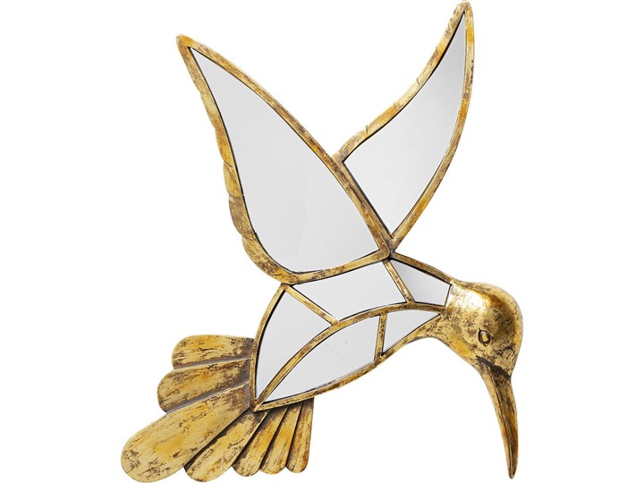 Dekoracja ścienna Hummingbird Mirror 60x51 cm Kolor Złoty Kategoria Dekor ścienny
