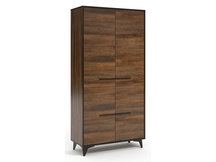 Szafa Frida 91x185x40 Styl Nowoczesny Tworzywo sztuczne Głębokość 40 cm Drewno Wysokość 185 cm Płyta MDF Płyta laminowana Szerokość 91 cm Kategoria Szafy do garderoby