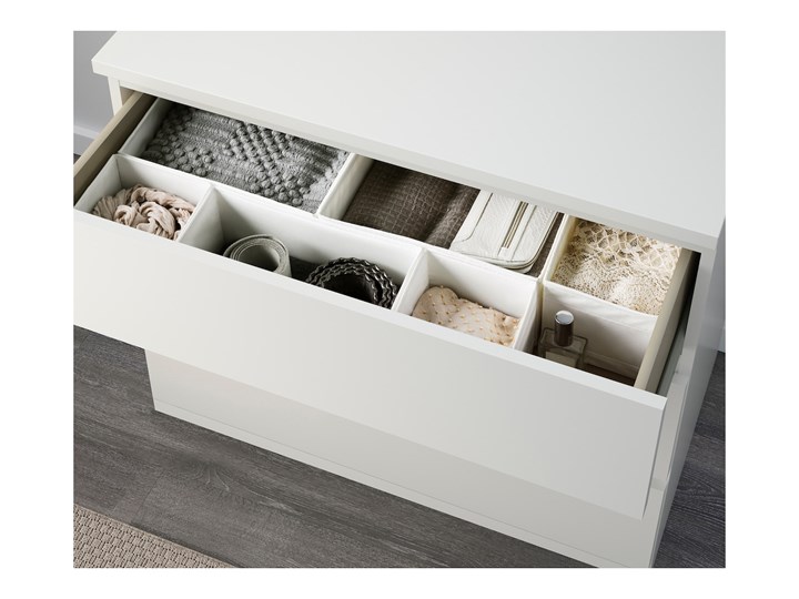 IKEA MALM Meble do sypialni, kpl. 2 szt, biały Pomieszczenie Sypialnia Kategoria Zestawy mebli do sypialni