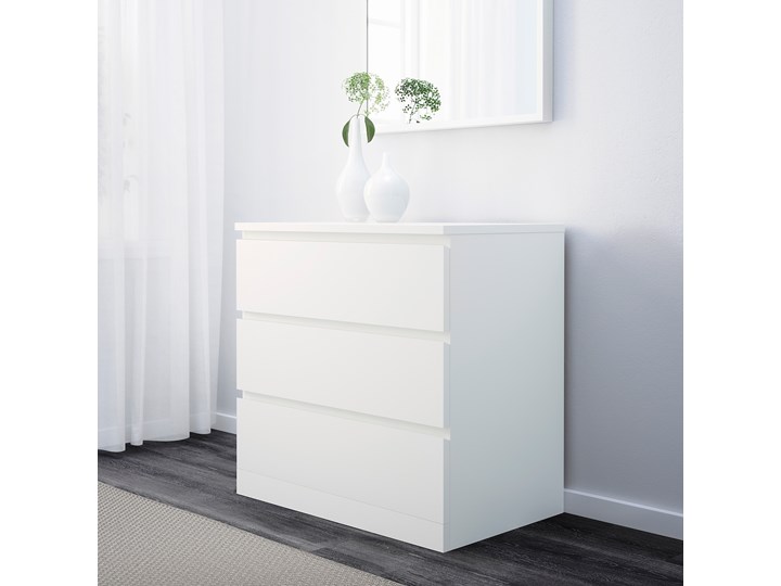 IKEA MALM Meble do sypialni, kpl. 2 szt, biały Pomieszczenie Sypialnia Kategoria Zestawy mebli do sypialni
