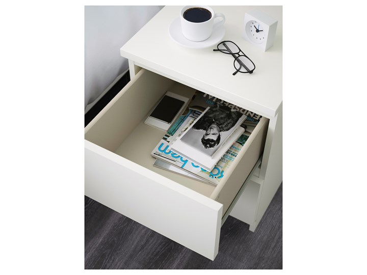 IKEA MALM Zestaw mebli do sypialni 3 szt, biały, 160x200 cm Pomieszczenie Sypialnia Kategoria Zestawy mebli do sypialni