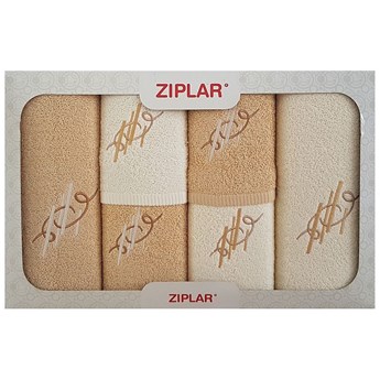 Komplet ręczników z bawełny 6-częściowy KRZF6-01