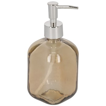 Dozownik do mydła Trella wykonany w 100% z przetworzonego brązowego szkła