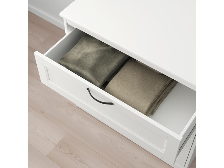 IKEA SONGESAND Zestaw mebli do sypialni 5 szt, biały, 140x200 cm Pomieszczenie Sypialnia