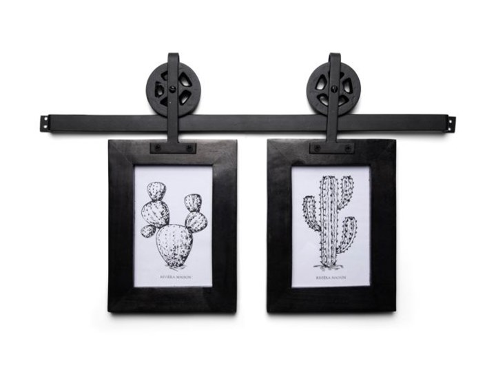 Ramka na zdjęcia Wheel On Rail 10x15 cm Aluminium Drewno Metal Kategoria Ramy i ramki na zdjęcia