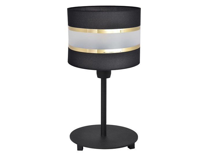 Lampka nocna HELEN B-0801/1 BK+GO+MAT Lampa z abażurem Lampa nocna Wysokość 40 cm Tkanina Tworzywo sztuczne Pomieszczenie Salon