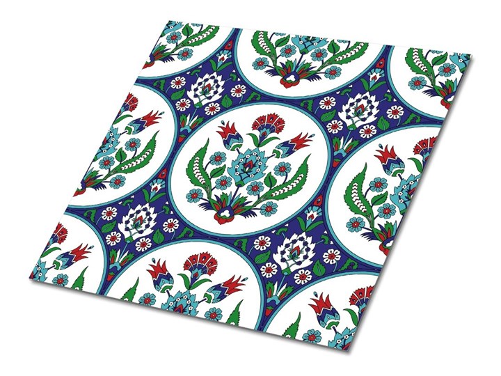 Samoprzylepne kafelki PCV Tureckie tulipany 30x30 cm