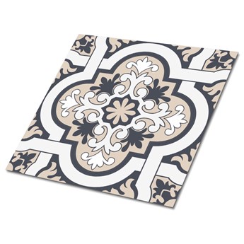 Samoprzylepne kafelki PCV Liściasty ornament 30x30 cm