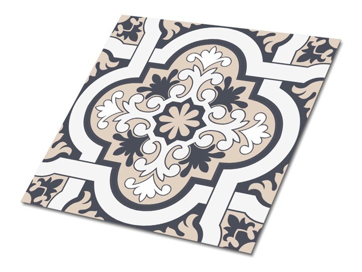 Samoprzylepne kafelki PCV Liściasty ornament 30x30 cm