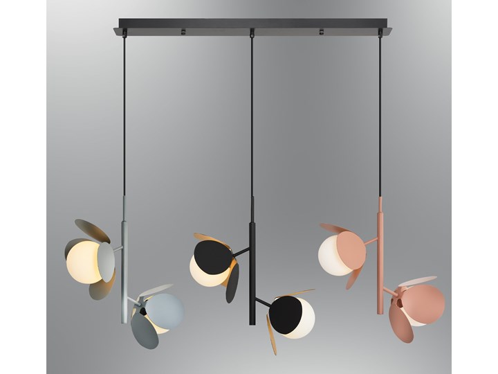 Designerska lampa wisząca 3120-3AS,mix na listwie ozcan salon sypialnia jadalnia