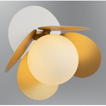 Designerska szara lampa kinkiet 3120-APL,16 ozcan salon sypialnia jadalnia