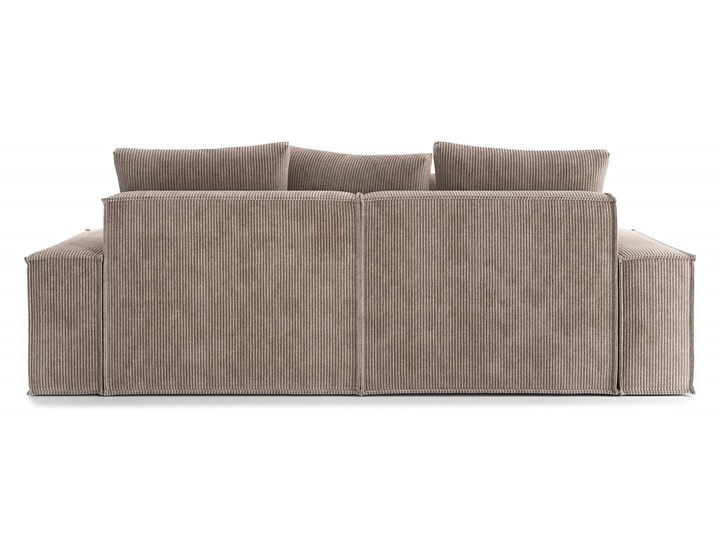 Sofa Loft 3-osobowa, Cappucino Stała konstrukcja Szerokość 242 cm Głębokość 121 cm Pomieszczenie Salon