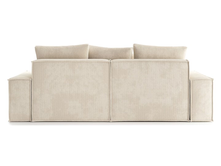 Sofa Loft 3-osobowa, Alabaster Stała konstrukcja Głębokość 121 cm Funkcje Bez dodatkowych funkcji Szerokość 242 cm Powierzchnia spania