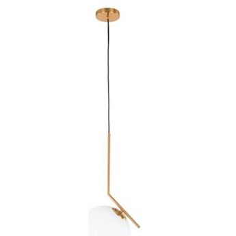 Stylowa lampa wisząca FABIO E27 60W wys. 85cm | zloty