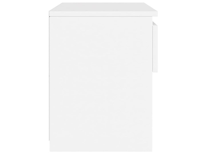 vidaXL Szafka nocna, biała, 40x30x39 cm, płyta wiórowa Nocne Płyta laminowana Pomieszczenie Sypialnia Płyta MDF Szerokość 40 cm Głębokość 30 cm Płyta meblowa Uniwersalne Kolor Biały
